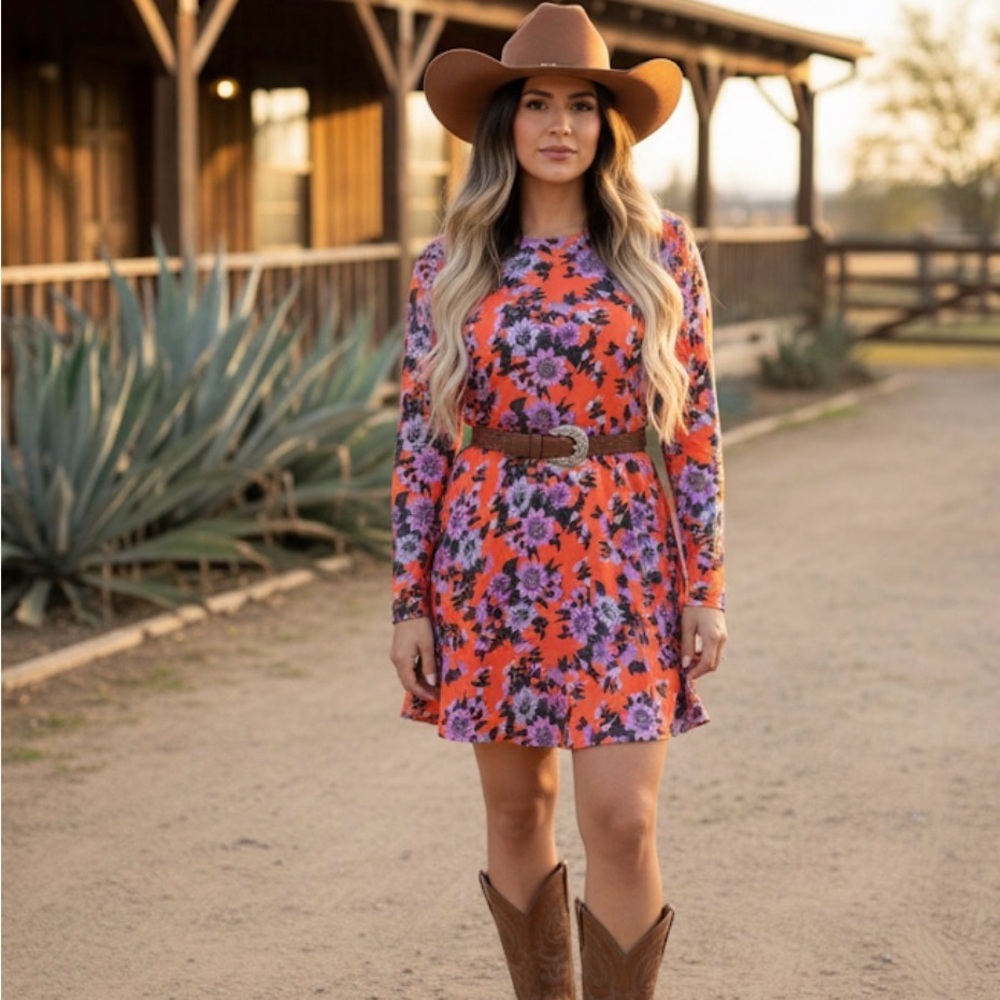 Free People Coral  Dress